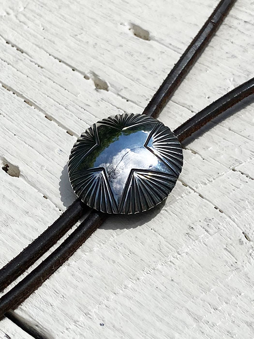 OT-0125　STAR CONCHO BOLO TIE