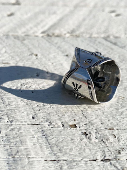 OT-0132　3 SHELL SCARF RING　 (Discontinued)