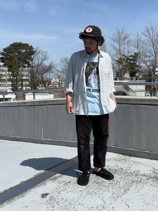【BLUESCENTRIC】 Print T-Shirt　(JIMI HENDRIX)