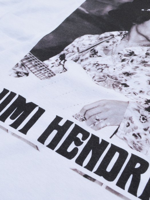 【BLUESCENTRIC】 Print T-Shirt　(JIMI HENDRIX)