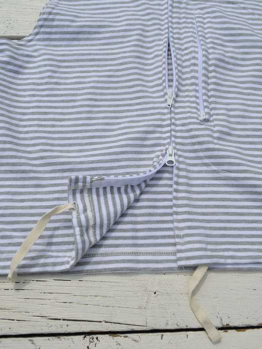 Sleeveless Knit Hoody (St. French Terry)