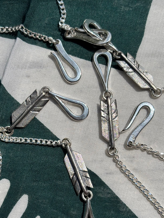 ARROW SKINNY INFINITY HOOK CURB CHAIN (40cm～70cm)　　