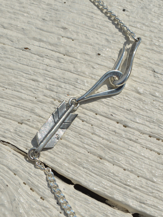 ARROW SKINNY INFINITY HOOK CURB CHAIN (40cm～70cm)　