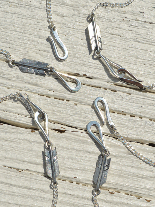 ARROW SKINNY INFINITY HOOK CURB CHAIN (40cm～70cm)　