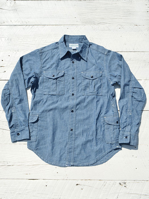 Botanical Scout Shirt　(Organic Chambray)