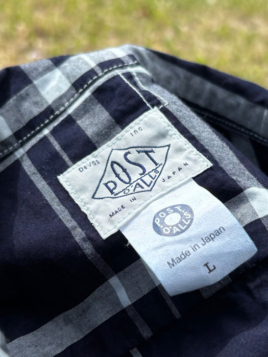 New Basic Shirt S/S (Indigo Check 1)
