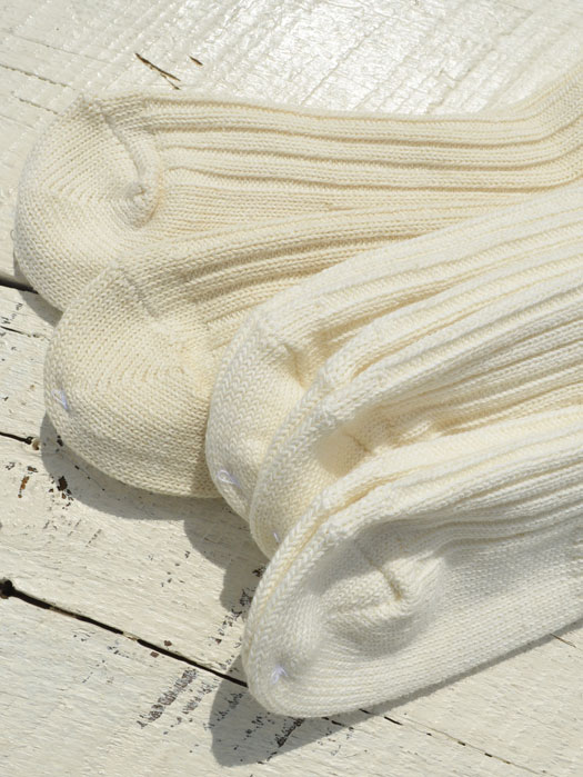Organic Rib Line Socks