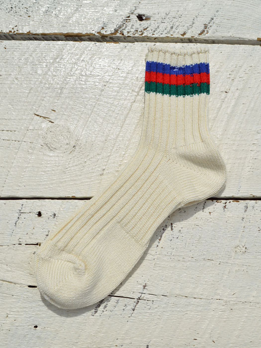 Organic Rib Line Socks