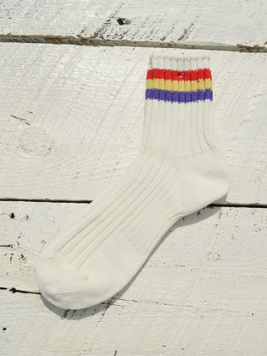Organic Rib Line Socks