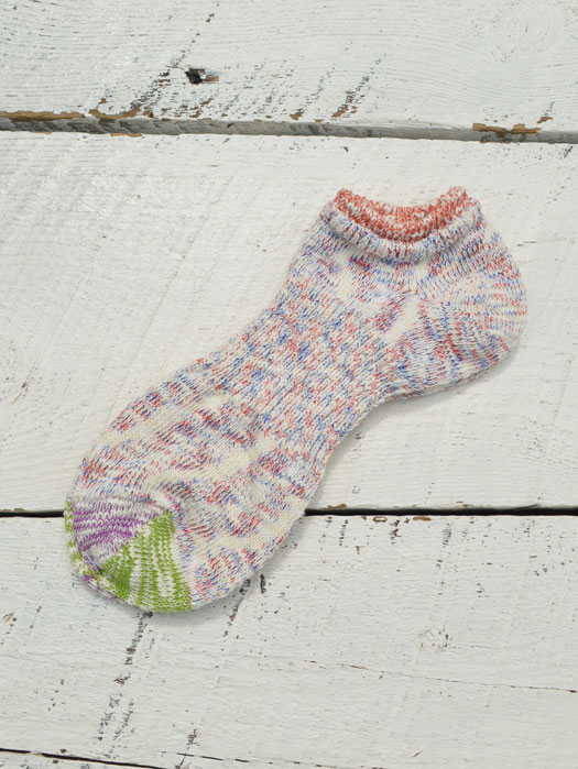 Top Panel Ankle Socks
