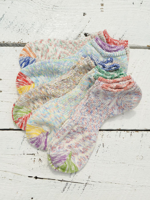 Top Panel Ankle Socks　