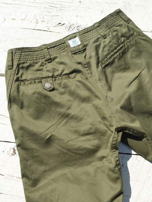 Sprayer Pants　(Giza Cotton West Point)