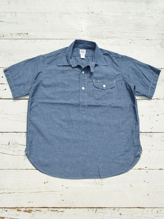 New Basic Pullover Shirt S/S (Classic Chambray)