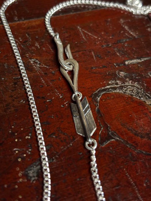 ARROW SKINNY INFINITY HOOK CURB CHAIN (40cm～70cm)　
