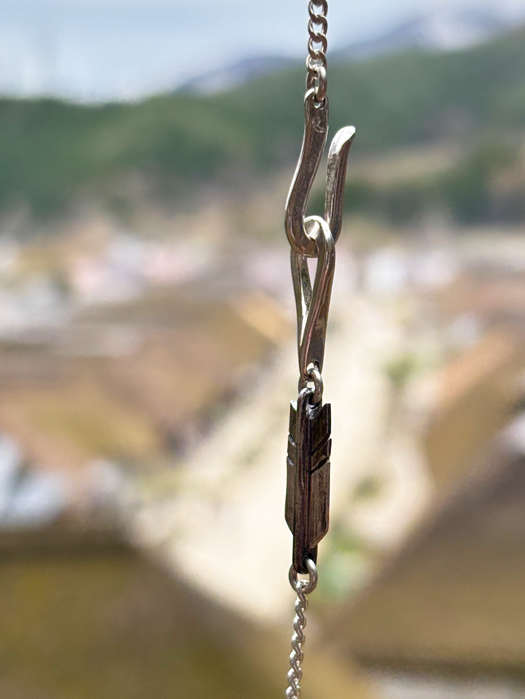 ARROW SKINNY INFINITY HOOK CURB CHAIN (40cm～70cm)　