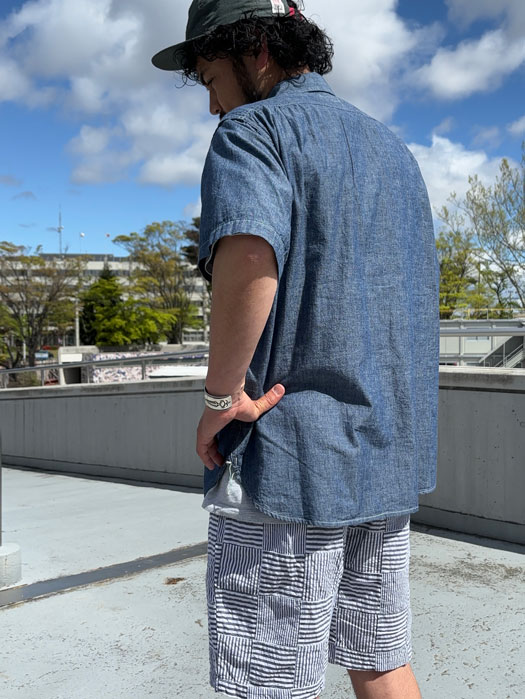 New Basic Pullover Shirt S/S (Classic Chambray)