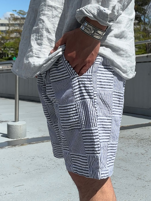 E-Z LAX 4 Shorts (Summer Patchwork)　