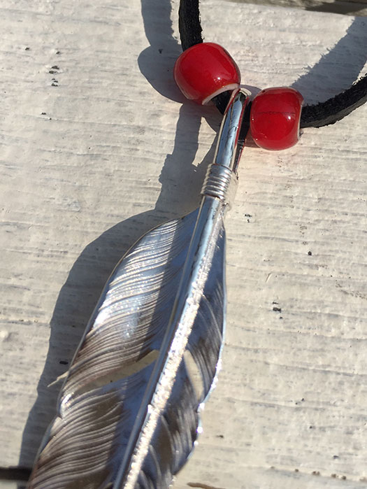 EFNL-0006　FEATHER PENDANT No. 6