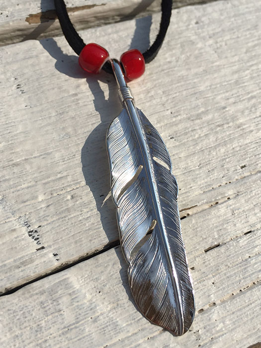 EFNL-0006　FEATHER PENDANT No. 6