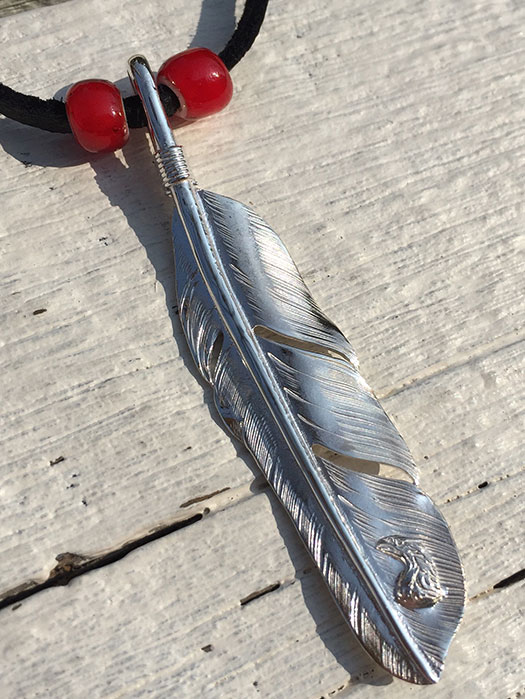 EFNL-0006　FEATHER PENDANT No. 6