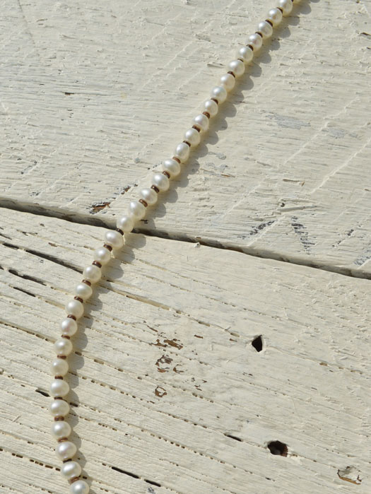 【Colina Yazzie】　Fresh Water Pearl Necklace