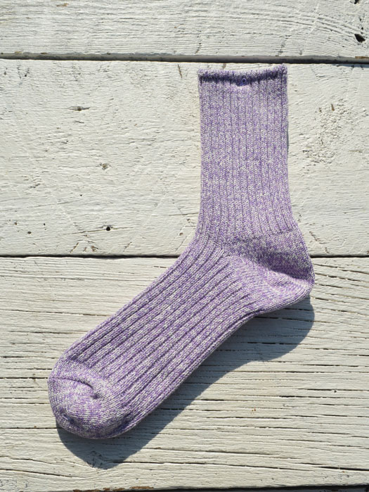 Low Gauge Pastel Rib Socks