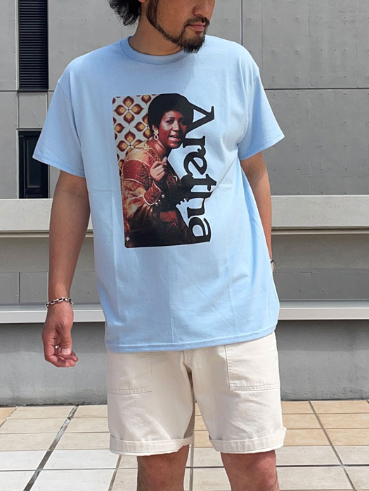 【BLUESCENTRIC】  Print T-Shirt (ARETHA FRANKLIN)