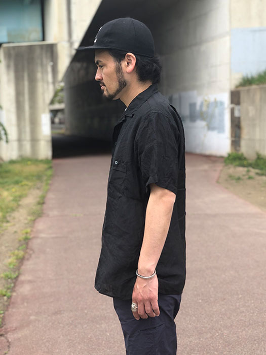 NAT-U-RAL別注 Camp Collar S/S Shirt　(Linen)