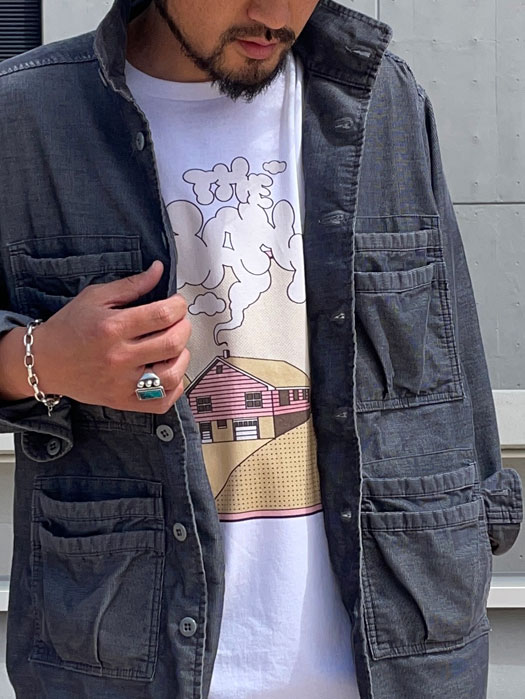 【BLUESCENTRIC】 Print T-Shirt　(THE BAND)