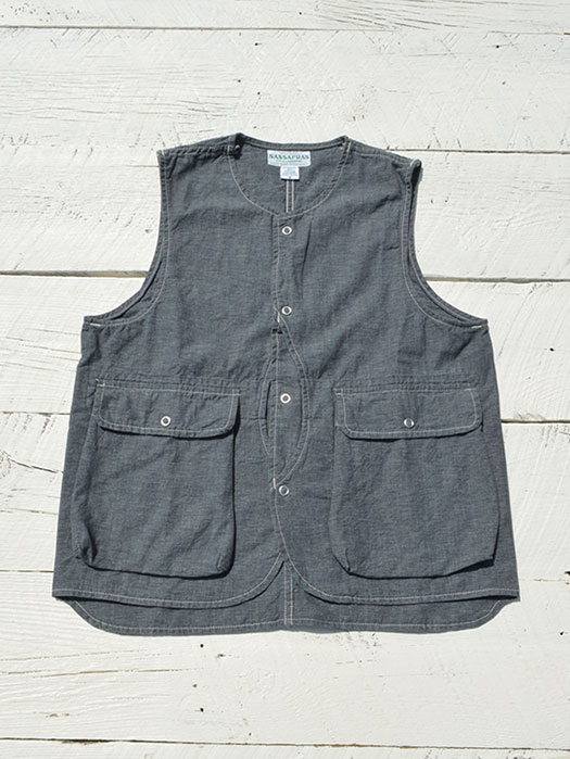 Plant Hunter Vest　(5oz Chambray)　