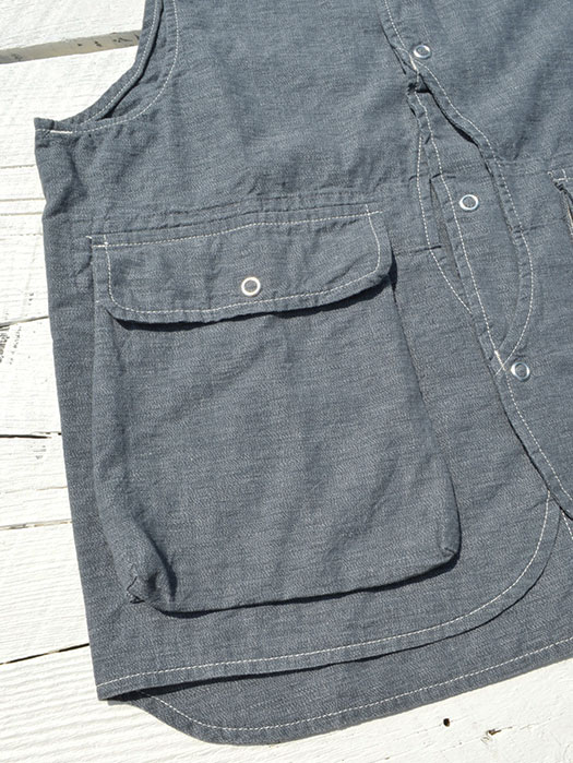 Plant Hunter Vest　(5oz Chambray)