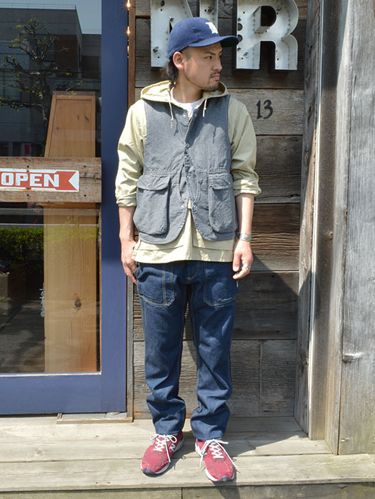 Plant Hunter Vest　(5oz Chambray)