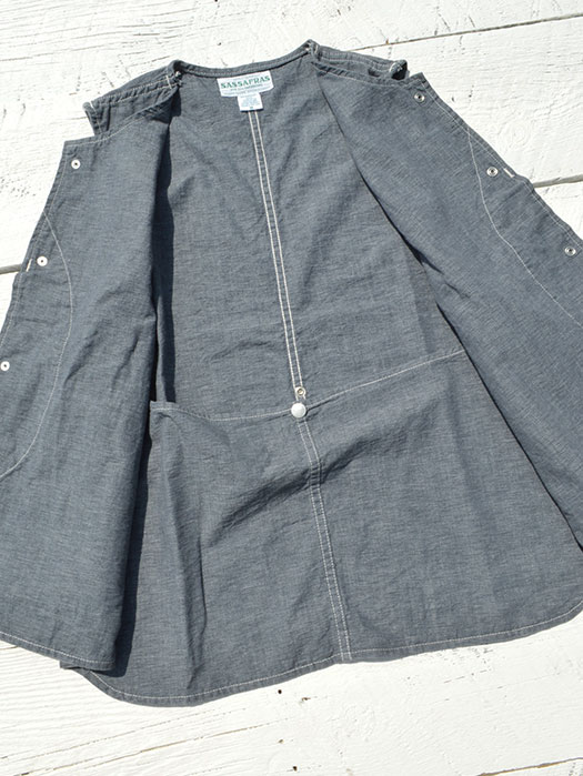 Plant Hunter Vest　(5oz Chambray)