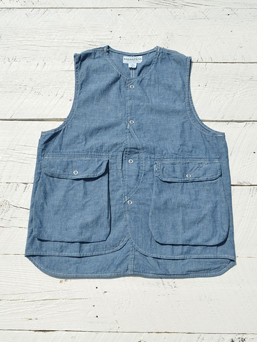 Plant Hunter Vest　(5oz Organic Chambray)　