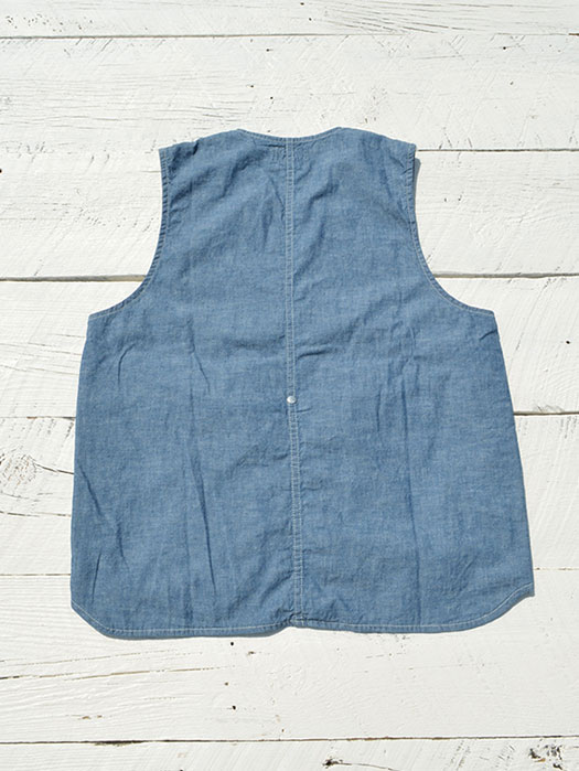 Plant Hunter Vest　(5oz Organic Chambray)