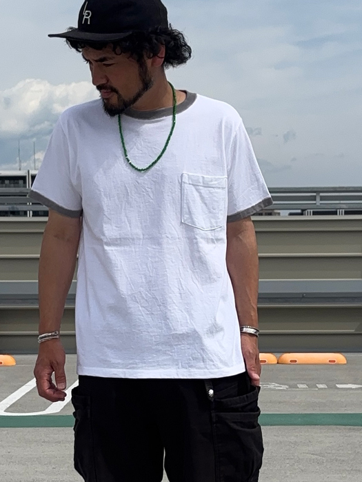 S/S POCKET TEE (HAND PAINT)