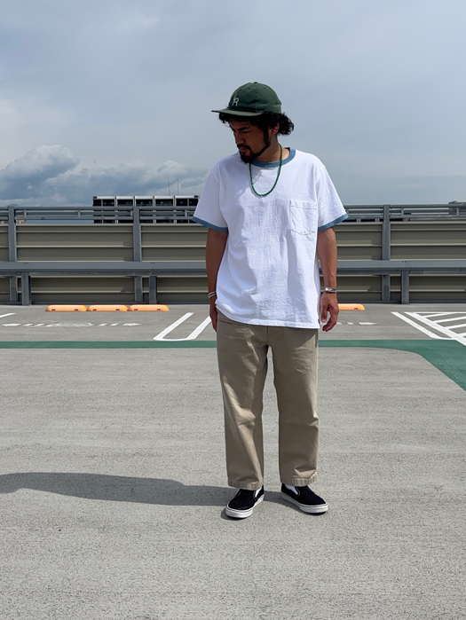 S/S POCKET TEE (HAND PAINT)