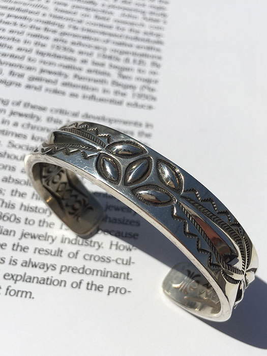 【Ray Adakai】　Double Stamp Bracelet　(S)