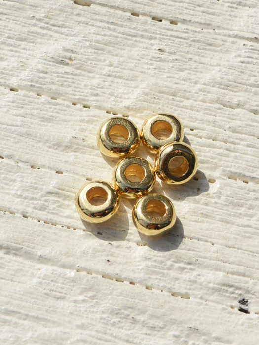 OT-B0001　18K GOLD PLAIN BEAD　