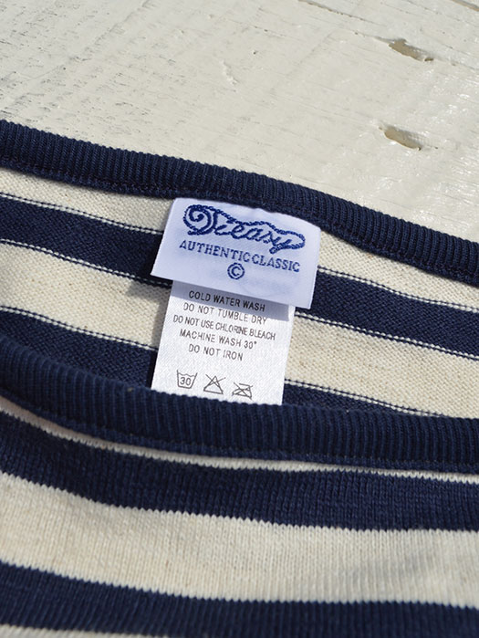【30% OFF】　【Tieasy Authentic Classic】　HDCS Bortneck S/S Border Basque Shirt