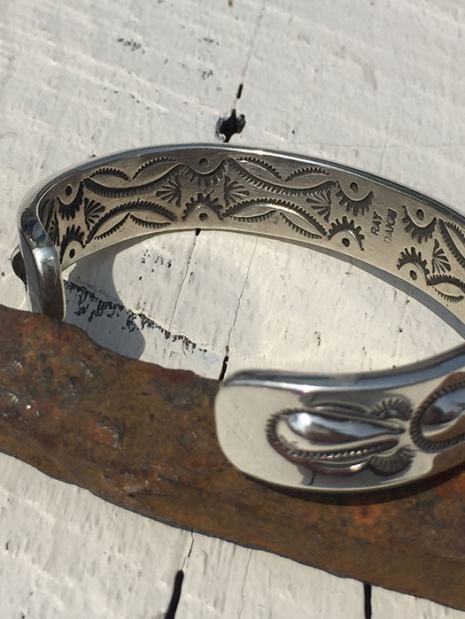 【Ray Adakai】　Double Stamp Bracelet　(M)