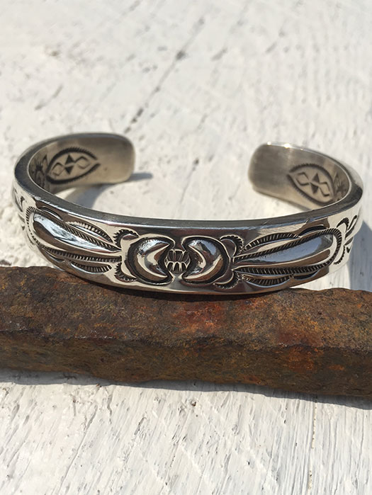 【Ray Adakai】　Double Stamp Bracelet　(M)
