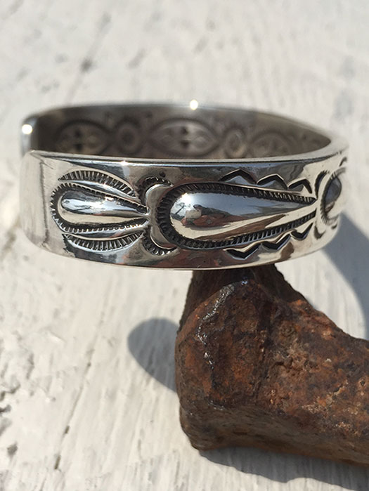 【Ray Adakai】　Double Stamp Bracelet　(M)