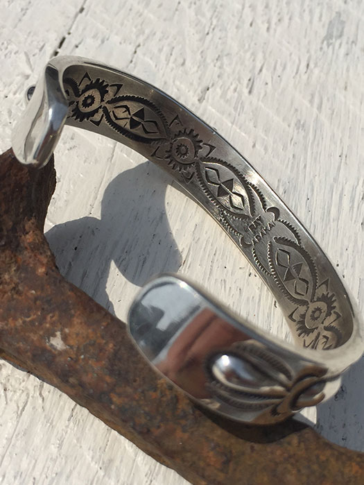 【Ray Adakai】　Double Stamp Bracelet　(M)