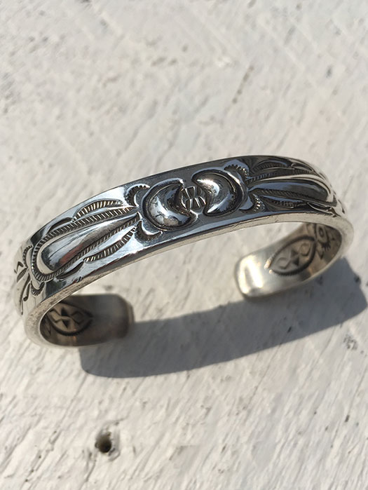 【Ray Adakai】　Double Stamp Bracelet　(M)