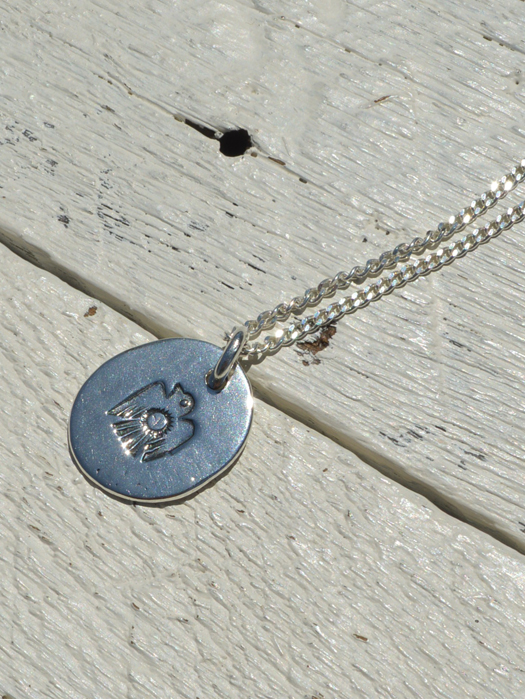 NL-0112 THUNDERBIRD STAMPED PENDANT