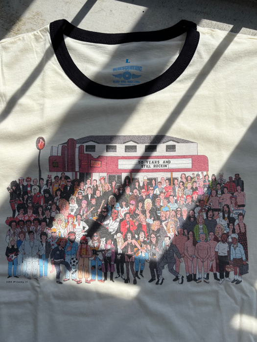 【BLUESCENTRIC】 Print T-Shirt　(Roxy Theater)　