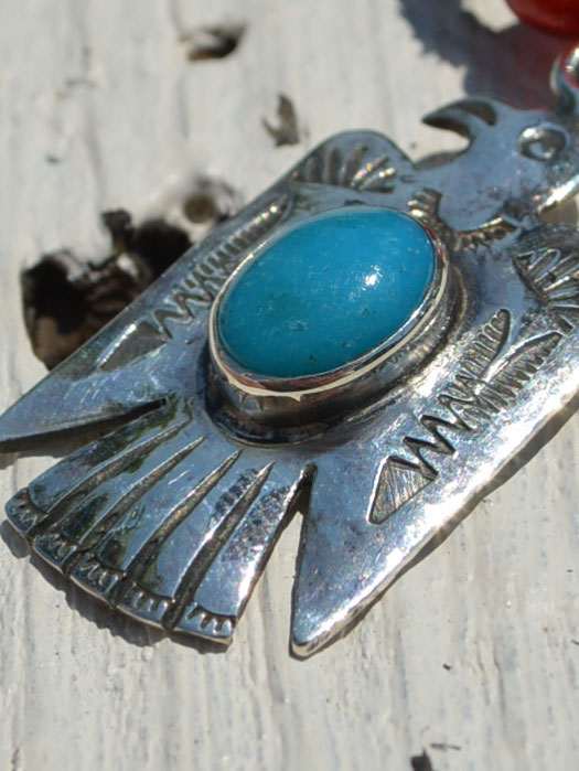 NL-0090　THUNDERBIRD PENDANT (TURQUOISE)