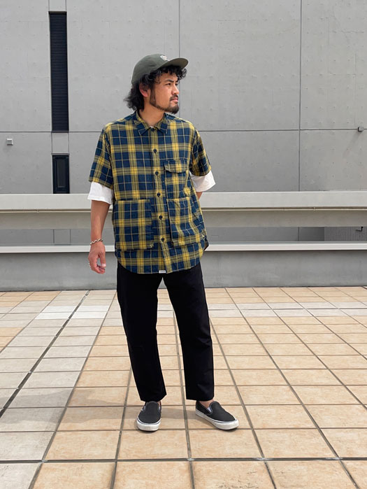 Digs Crew Half 1/2 (Dobby Tartan Check)