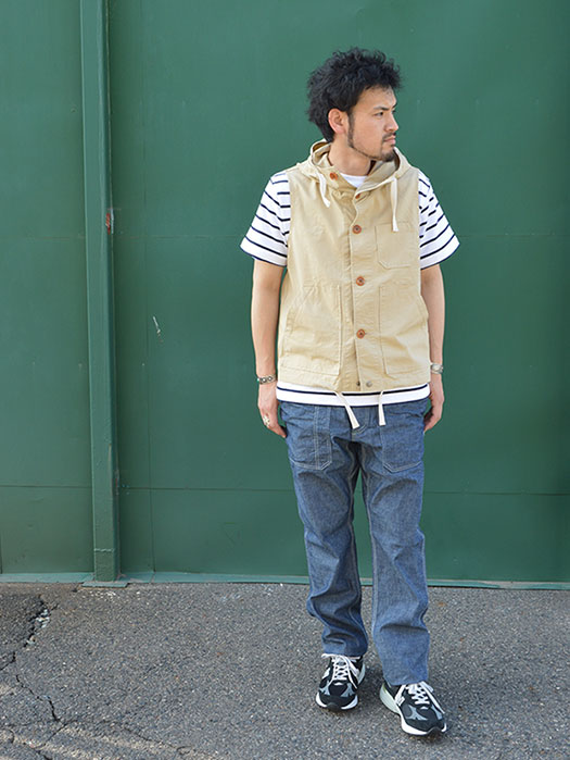 Fall Leaf Sprayer Pants　(8oz Chambray)